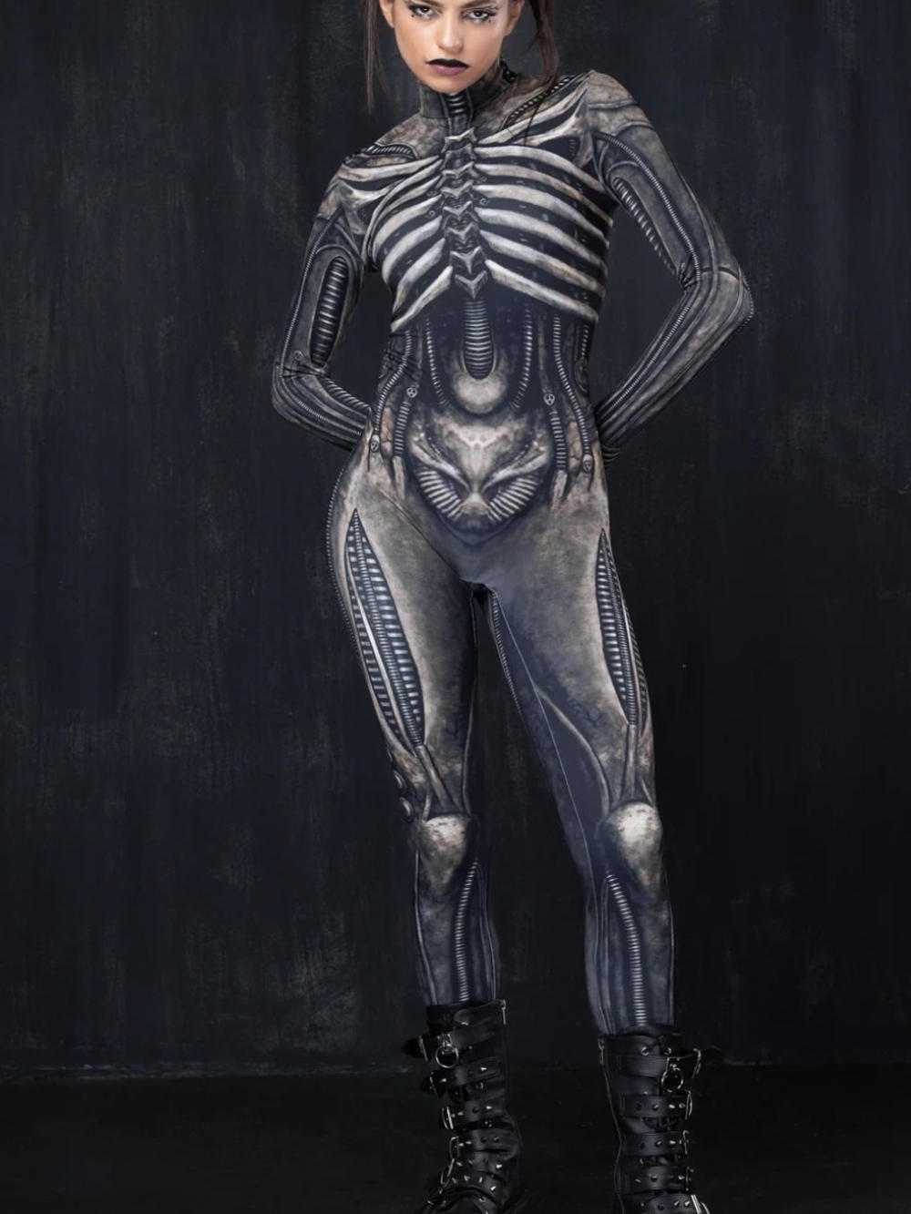 Badinka Xenomorph Costume - Bodysuit Medium